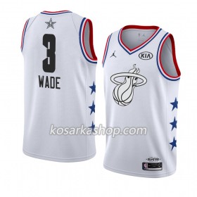 Dres Miami Heat Dwyane Wade 3 2019 All-Star Jordan Brand Bijela Swingman